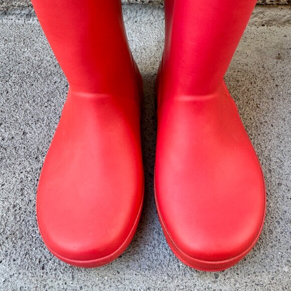 HUNTER Pink Rain Boots Girls 12 US EU 29 First Classic Waterproof Gum Boot Kids - Picture 6 of 11